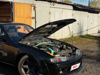 1993 Nissan Silvia VI (S14), чёрный, 1600000 рублей, вид 2