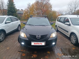 2008 Mazda 3 I (BK) Рестайлинг, чёрный, 550000 рублей, вид 3