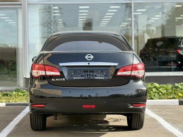 2014 Nissan Almera III (G15), чёрный - вид 4