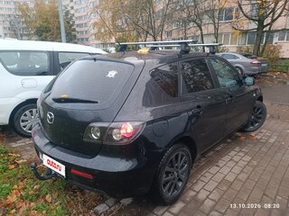 2008 Mazda 3 I (BK) Рестайлинг, чёрный, 550000 рублей, вид 4