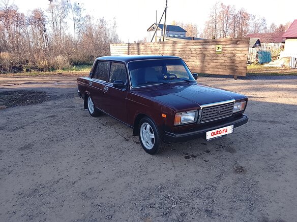 2006 Lada (ВАЗ) 2107, пурпурный, 115000 рублей - вид 1