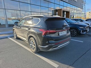 2021 Hyundai Santa Fe IV Рестайлинг, чёрный, 3249000 рублей, вид 4