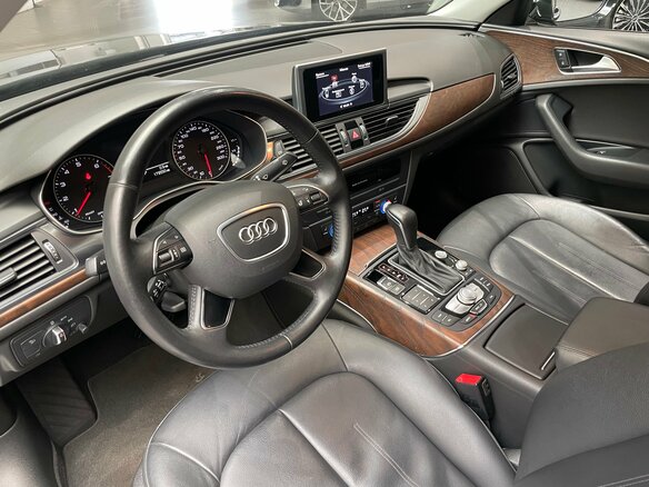 2016 Audi A6 IV (C7) Рестайлинг, чёрный - вид 6