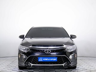 2014 Toyota Camry VII (XV50), чёрный, 1669000 рублей, вид 2