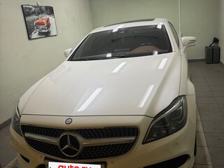 2015 Mercedes-Benz CLS 350 BlueTEC II (C218) Рестайлинг, белый, 3250000 рублей, вид 3