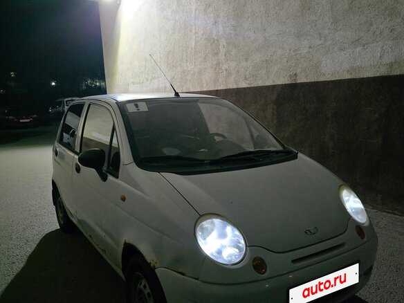 2004 Daewoo Matiz I Рестайлинг, белый, 84999 рублей - вид 1