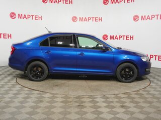 2017 Skoda Rapid I Рестайлинг, синий, 1055000 рублей, вид 4