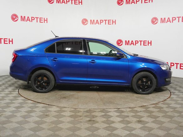 2017 Skoda Rapid I Рестайлинг, синий - вид 4
