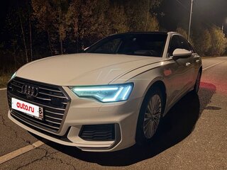 2020 Audi A6 40 TDI V (C8), белый, 3850000 рублей, вид 2