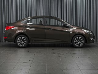 2015 Hyundai Solaris I Рестайлинг, коричневый, 1090000 рублей, вид 5