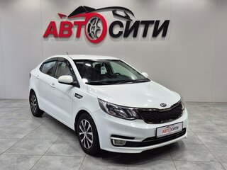 2016 Kia Rio III Рестайлинг, белый, 1368000 рублей, вид 1