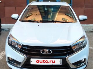 2018 Lada (ВАЗ) Vesta SW I, белый, 1150000 рублей, вид 2