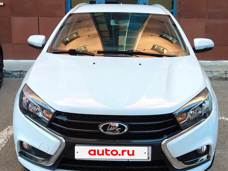 2018 Lada (ВАЗ) Vesta SW I, белый, 1150000 рублей, вид 3