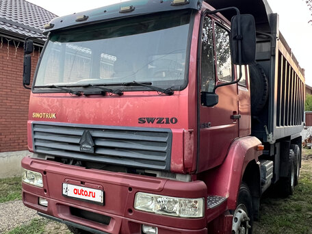 2007 Sinotruk Howo HW76, красный, 1150000 рублей, вид 2