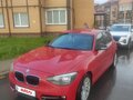 2013 BMW 1 серии 118i II (F20/F21), красный, 890000 рублей