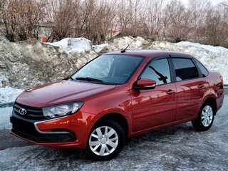 2019 Lada (ВАЗ) Granta I Рестайлинг, красный, 620000 рублей, вид 2