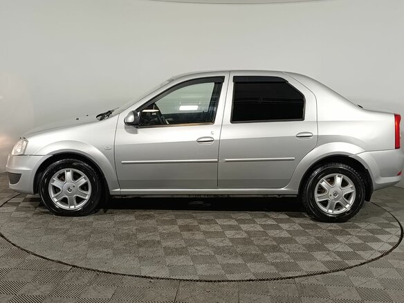 2012 Renault Logan I Рестайлинг, серебристый, 635000 рублей - вид 3