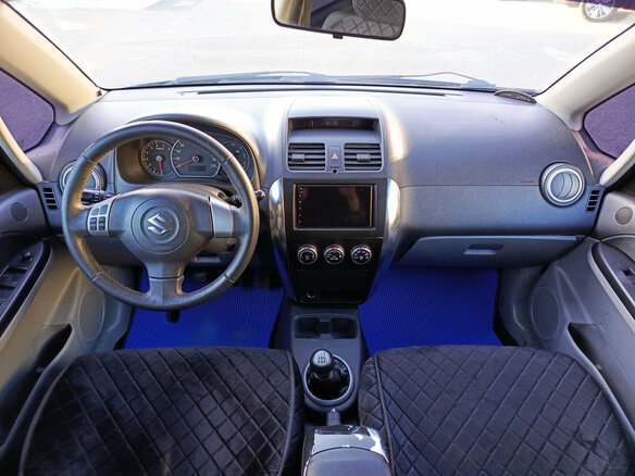 2008 Suzuki SX4 I (Classic), синий, 585000 рублей - вид 13