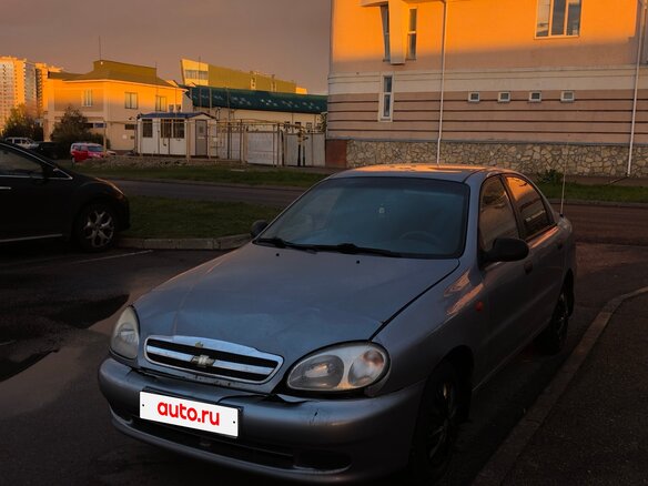 2007 Chevrolet Lanos I, серебристый, 100000 рублей - вид 1
