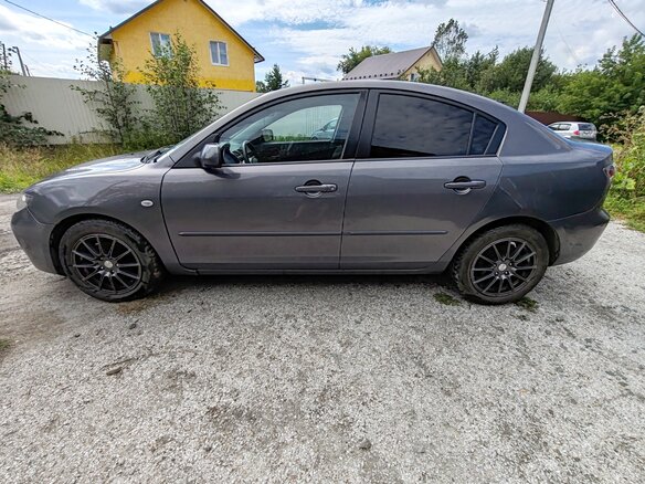 2007 Mazda 3 I (BK) Рестайлинг, серый, 630000 рублей - вид 1