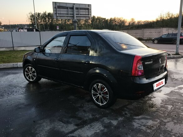 2011 Renault Logan I Рестайлинг, чёрный, 200000 рублей - вид 6