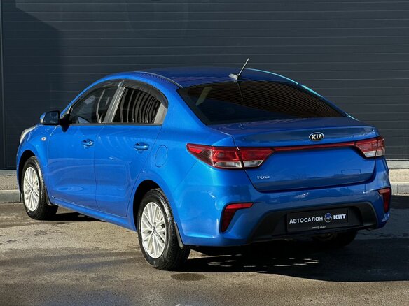 2018 Kia Rio IV, синий, 1289000 рублей - вид 5
