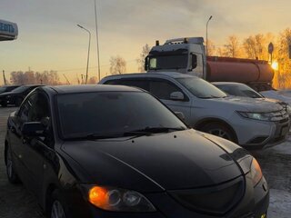 2007 Mazda 3 I (BK) Рестайлинг, чёрный, 660000 рублей, вид 4