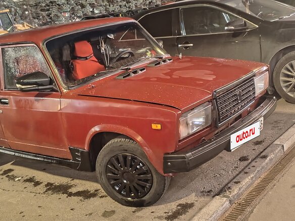 2007 Lada (ВАЗ) 2107, пурпурный, 160000 рублей - вид 1