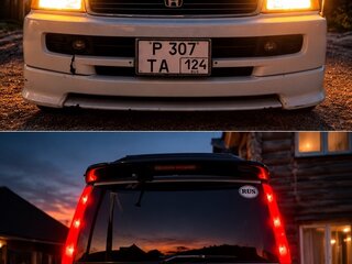 2001 Honda Stepwgn I Рестайлинг, белый, 450000 рублей, вид 3