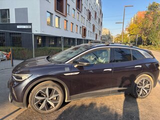 2022 Volkswagen ID.4 Crozz, синий, 3350000 рублей, вид 4