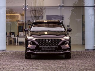 2020 Hyundai Santa Fe IV, чёрный, 2895000 рублей, вид 2