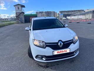 2017 Renault Logan II, белый, 800000 рублей, вид 3