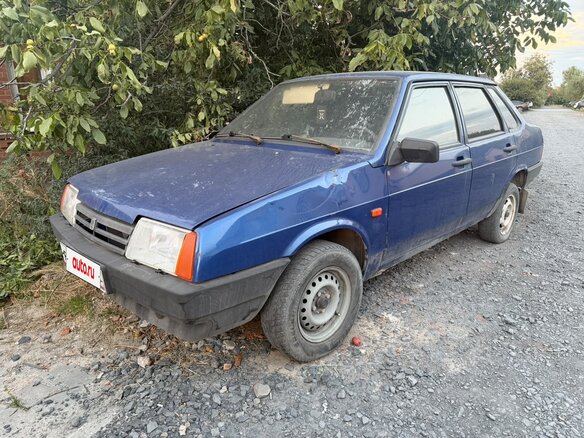2001 Lada (ВАЗ) 21099, синий, 130000 рублей - вид 1