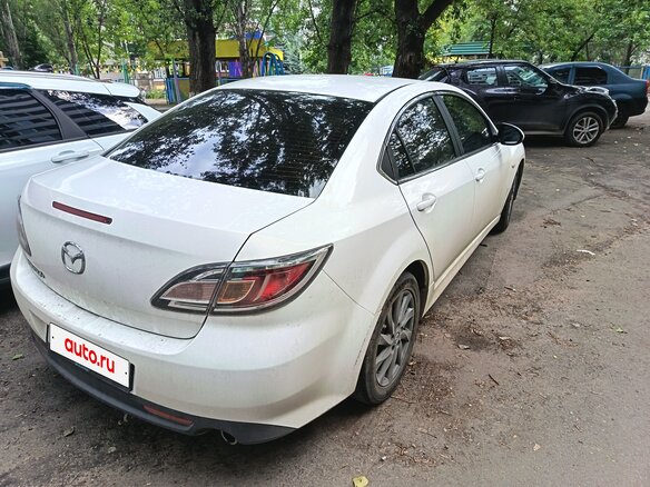 2011 Mazda 6 II (GH) Рестайлинг, белый, 810000 рублей - вид 3