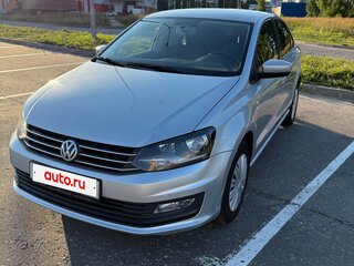 2016 Volkswagen Polo V Рестайлинг, серый, 1030000 рублей, вид 4