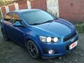 2012 Chevrolet Aveo II, синий, 649000 рублей - вид 4