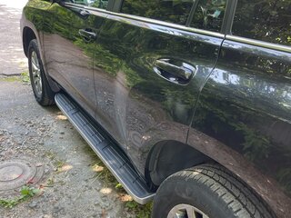 2018 Toyota Land Cruiser Prado 150 Series Рестайлинг 2, чёрный, 4500000 рублей, вид 4