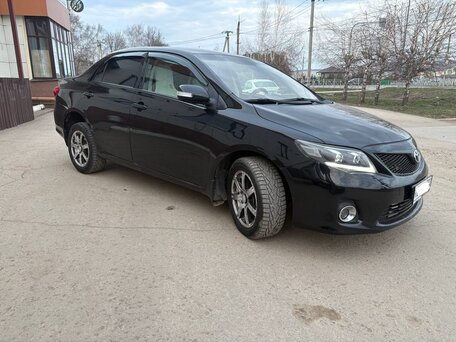 2012 Toyota Corolla X (E140, E150) Рестайлинг, чёрный, 840000 рублей, вид 4