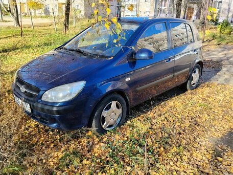2008 Hyundai Getz I Рестайлинг, синий, 480000 рублей, вид 1