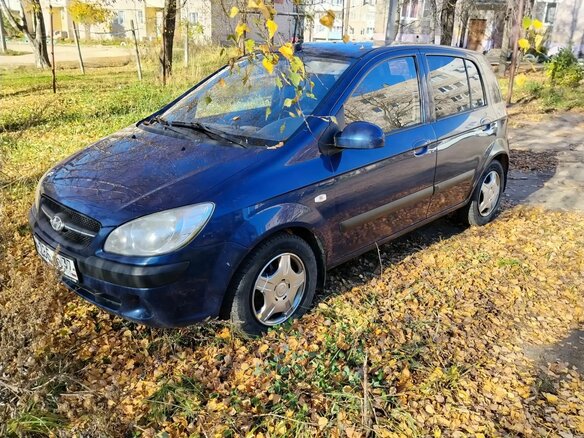 2008 Hyundai Getz I Рестайлинг, синий, 480000 рублей