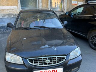 2008 Hyundai Accent ТагАЗ II, чёрный, 150000 рублей, вид 1