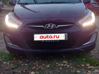 2013 Hyundai Solaris I, фиолетовый, 699000 рублей, вид 5
