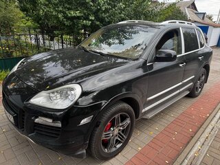 2008 Porsche Cayenne Turbo I Рестайлинг (957), чёрный, 1850000 рублей, вид 1