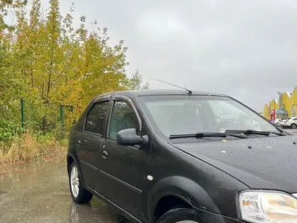 2011 Renault Logan I Рестайлинг, чёрный, 240000 рублей - вид 5