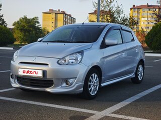 2012 Mitsubishi Mirage VI, серебристый, 580000 рублей, вид 1