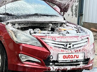 2016 Hyundai Solaris I Рестайлинг, красный, 530000 рублей, вид 1