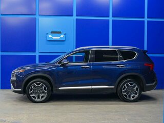 2021 Hyundai Santa Fe IV Рестайлинг, синий, 3950000 рублей, вид 3