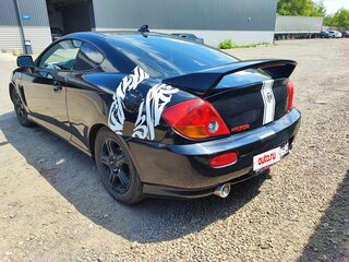 2003 Hyundai Tiburon II (GK), чёрный, 580000 рублей, вид 5