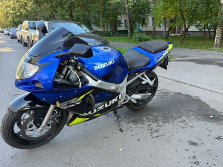 2001 Suzuki GSX-R 600, синий, 400000 рублей, вид 1