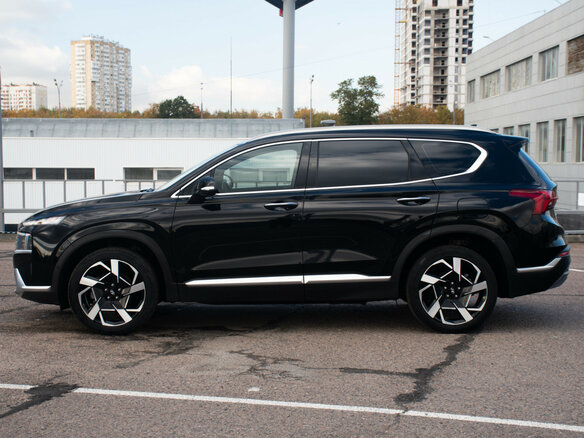 2020 Hyundai Santa Fe IV Рестайлинг, чёрный, 3558000 рублей - вид 7